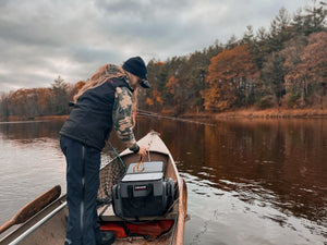 Lakewood Musky Junior Tackle Case for Musky/Pike and those larger baits. Also great for those larger swim baits! Floats when loaded! (when fully zipped) Made in the USA. Lifetime Warranty. Perfect fishing tackle storage solution!
