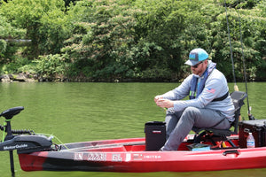 Keep those expensive swimbaits protected while in your boat, kayak, or shore! Perfect for the larger swimbaits and glide baits and will also accommodate the flutter spoons Handle on top for ease of getting in and out of the storage compartments and also perfect for attaching to backpack or kayak Mesh on the bottom to allow for air flow and drainage Separate compartments to hang baits with individual rods and clips.