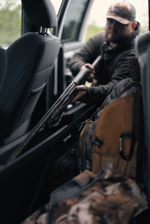 All-in-one complete gun case for your rifle or shotgun! Convenient, top-loading, drop-in design. Extra-thick foam interior keeps gun protected and secure (can be cut to customize fit of gun). TSA Compliant. Molle webbing on front with optional pocket. Made in the USA. Lifetime Warranty.