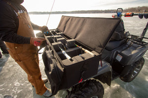 Lakewood brings you the Ultimate Ice Rod Case! Designed to hold all your gear while protecting your rods and reels. Will accommodate rods up to 44" in length. Perfect for the back of your ATV/UTV or snowmobile. Customizable foam and lots of storage. Made in the USA. Lifetime Warranty.