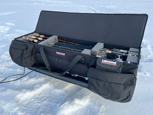 Lakewood brings you the Ultimate Ice Rod Case! Designed to hold all your gear while protecting your rods and reels. Will accommodate rods up to 44" in length. Perfect for the back of your ATV/UTV or snowmobile. Customizable foam and lots of storage. Made in the USA. Lifetime Warranty.