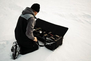 Lakewood brings you the Ultimate Ice Rod Case! Designed to hold all your gear while protecting your rods and reels. Will accommodate rods up to 44" in length. Perfect for the back of your ATV/UTV or snowmobile. Customizable foam and lots of storage. Made in the USA. Lifetime Warranty.