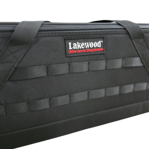 All-in-one complete gun case for your rifle or shotgun! Convenient, top-loading, drop-in design. Extra-thick foam interior keeps gun protected and secure (can be cut to customize fit of gun). TSA Compliant. Molle webbing on front with optional pocket. Made in the USA. Lifetime Warranty