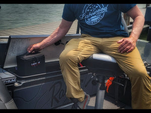 Keep those expensive swimbaits protected while in your boat, kayak, or shore! Perfect for the larger swimbaits and glide baits and will also accommodate the flutter spoons Handle on top for ease of getting in and out of the storage compartments and also perfect for attaching to backpack or kayak Mesh on the bottom to allow for air flow and drainage Separate compartments to hang baits with individual rods and clips.