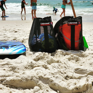 Lakewood Mesh Money Tackle Storage Bags! Holds Lure Wallets, Vaults, utility boxes, and other items from shelf to vehicle to boat compartments. Fill with clothing and/or gear as your options are endless. Mesh allows air circulation for faster drying. Perfect for salt water rinsing of items as well. Made in the USA.