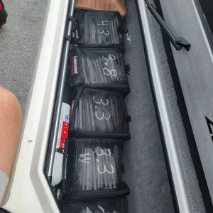 Keep all your baits, no matter the packaging, perfectly organized. Will hold baits that come in clam shell packaging. Perfect storage for those fishing plastics! Available in two sizes for your needs!