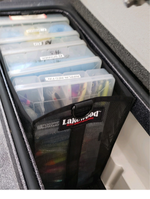 Lakewood Mesh Money Tackle Storage Bags! Holds Lure Wallets, Vaults, utility boxes, and other items from shelf to vehicle to boat compartments. Fill with clothing and/or gear as your options are endless. Mesh allows air circulation for faster drying. Perfect for salt water rinsing of items as well. Made in the USA.