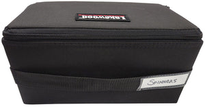 Lakewood Spinnerbait Deposit Box Large. Perfect storage for your spinnerbaits, buzzbaits, and more. Designed to fit in the compartments of your boat. Hanging storage allows spinnerbaits and buzzbaits to hang down without putting any added tension on the bait frame. Mesh Bottom to allow air flow for drying and to keep baits from rusting. Made in the USA.