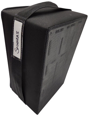 Lakewood Spinnerbait Deposit Box Large. Perfect storage for your spinnerbaits, buzzbaits, and more. Designed to fit in the compartments of your boat. Hanging storage allows spinnerbaits and buzzbaits to hang down without putting any added tension on the bait frame. Mesh Bottom to allow air flow for drying and to keep baits from rusting. Made in the USA.