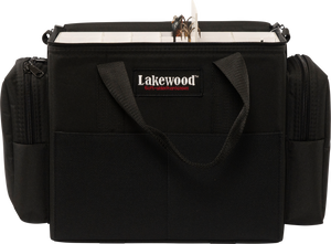 Lakewood Musky Junior Tackle Case for Musky/Pike and those larger baits. Also great for those larger swim baits! Floats when loaded! (when fully zipped) Made in the USA. Lifetime Warranty. Perfect fishing tackle storage solution!