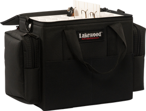 Lakewood Musky Junior Tackle Case for Musky/Pike and those larger baits. Also great for those larger swim baits! Floats when loaded! (when fully zipped) Made in the USA. Lifetime Warranty. Perfect fishing tackle storage solution!