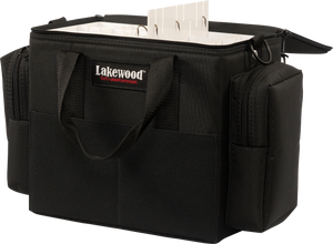 Lakewood Musky Junior Tackle Case for Musky/Pike and those larger baits. Also great for those larger swim baits! Floats when loaded! (when fully zipped) Made in the USA. Lifetime Warranty. Perfect fishing tackle storage solution!