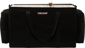 Lakewood Musky Monster Tackle Case for Musky/Pike and those larger baits. Also great for those larger swim baits! Floats when loaded! (when fully zipped) Made in the USA. Lifetime Warranty. Perfect fishing tackle storage solution!