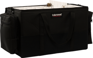 Lakewood Musky Monster Tackle Case for Musky/Pike and those larger baits. Also great for those larger swim baits! Floats when loaded! (when fully zipped) Made in the USA. Lifetime Warranty. Perfect fishing tackle storage solution!