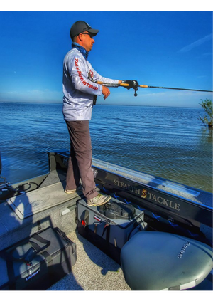 Lakewood Musky Medium Tackle Case for Musky/Pike and those larger baits. Also great for those larger swim baits! Floats when loaded! (when fully zipped) Made in the USA. Lifetime Warranty. Perfect fishing tackle storage solution!