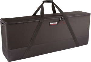 Lakewood Bow Cases offer convenient top-loading, drop-in design. Rectangular shape allows for lots of gear storage. Zippers come together to accommodate a lock D-rings for tie down or additional locking points. Lighter than most double bow cases. Made in the USA. Lifetime Warranty.
