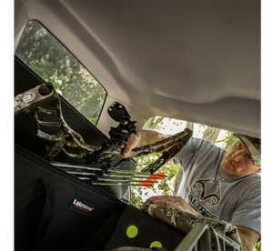 Lakewood Bow Cases offer convenient top-loading, drop-in design. Rectangular shape allows for lots of gear storage. Zippers come together to accommodate a lock D-rings for tie down or additional locking points. Lighter than most double bow cases. Made in the USA. Lifetime Warranty.