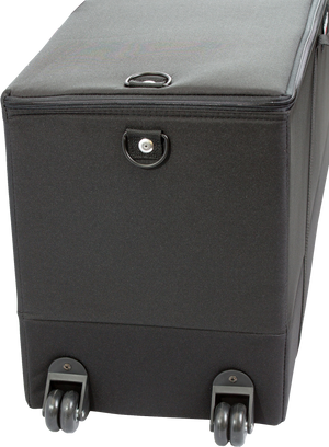 Lakewood Bow Cases offer convenient top-loading, drop-in design. Rectangular shape allows for lots of gear storage. Zippers come together to accommodate a lock D-rings for tie down or additional locking points. Lighter than most double bow cases. Made in the USA. Lifetime Warranty.