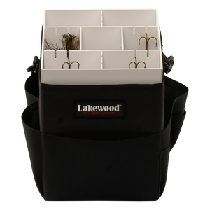 Lakewood Tackle Storage Solution for Musky/Pike goes right over your boat pedestal! Perfect for holding those larger bass swimbaits too! Easy/quick/convenient bait access. Made in the USA. Lifetime Warranty.