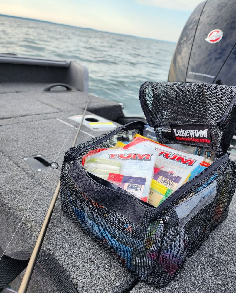 Billfold - Mesh Zippered Storage Solution for fishing plastics