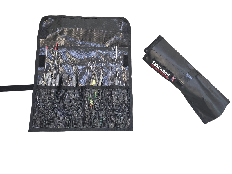 Works perfect for securing and transporting your bottom bouncers, lures, and other gear to prevent tangles and stay organized. These bags are made with 4 individual mesh pockets to hold the most popular sizes of bottom bouncers. This versatile 4-pocket bag is even large enough to protect your dodgers and flashers.