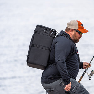 Lakewood Magnum Top Shelf Lakewood Tackle go-anywhere case for all types of fishing and for all seasons! Perfect for all species - walleye, bass, musky, salmon, and more! Holds six 3700 style boxes or three 3730 style storage boxes or mix and match (NOT INCLUDED) Optional Backpack Straps (NOT INCLUDED). Made in the USA. Lifetime Warranty.