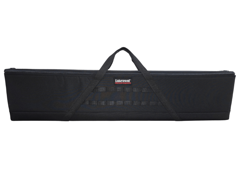All-in-one complete gun case for your rifle or shotgun! Convenient, top-loading, drop-in design. Extra-thick foam interior keeps gun protected and secure (can be cut to customize fit of gun). TSA Compliant. Molle webbing on front with optional pocket. Made in the USA. Lifetime Warranty.