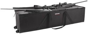 This Double Gun Case from Lakewood Products is an all-in-one complete gun case for your rifle or shotgun! Holds two rifles (scopes attached) securely so they won’t hit each other Convenient, top-loading, drop-in design. TSA Compliant. Significantly lighter than comparable double cases Includes wheels. Made in the USA. Lifetime Warranty.