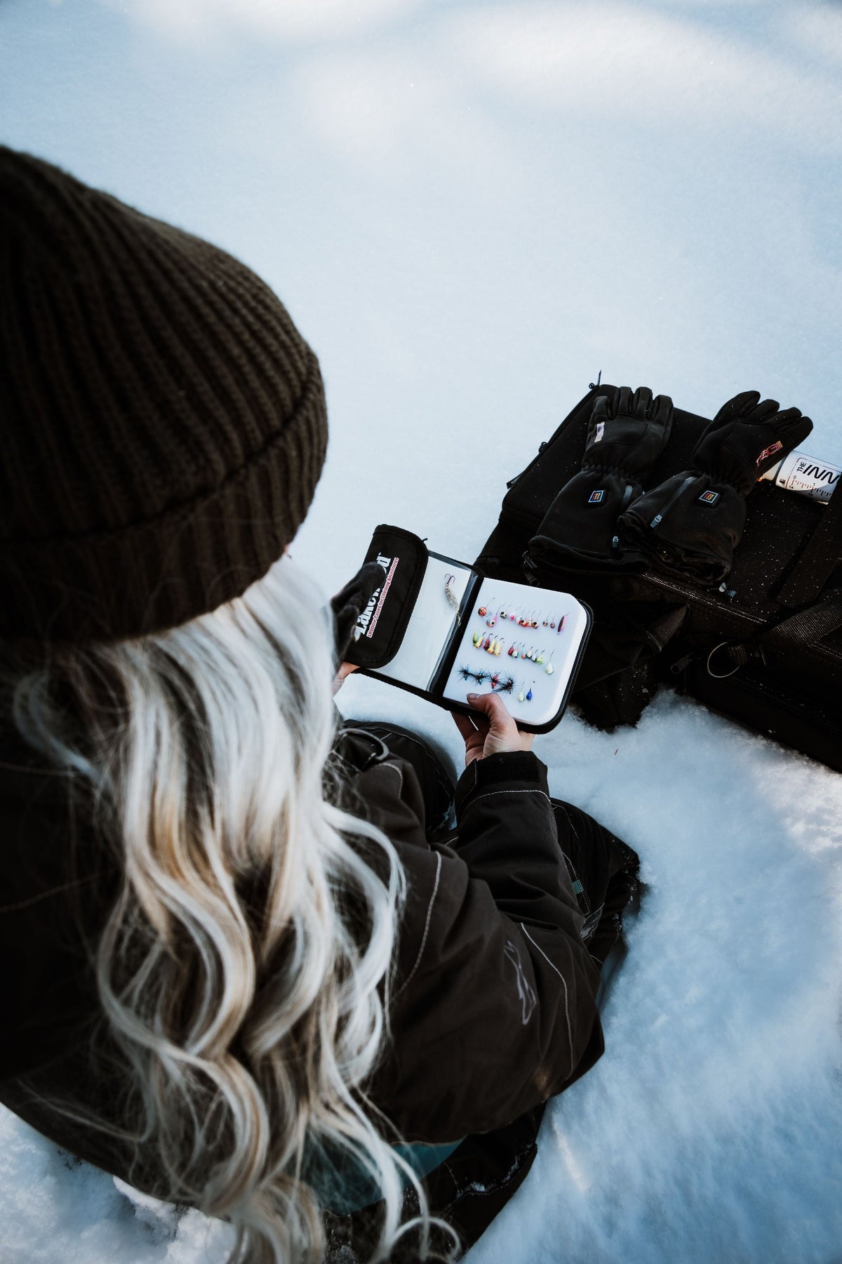 Lakewood Products Lure Storage. Convenient sized and heavy foam securely holds and helps you organize and keep your ice fishing lures, jigs, stinger hooks, treble hooks, and more protected! Folds compactly like a wallet and closes with a Velcro® tab. Clear pocket on spine for labeling. Made in USA.