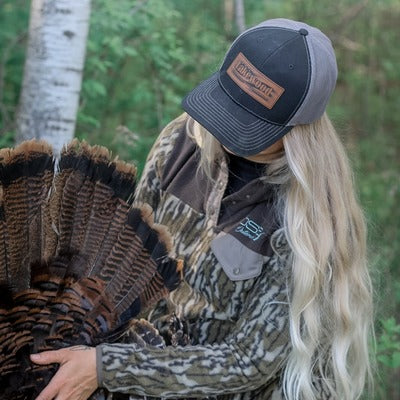 Richardson 112 Snapback Hat with the Lakewood Logo on a Leather Patch