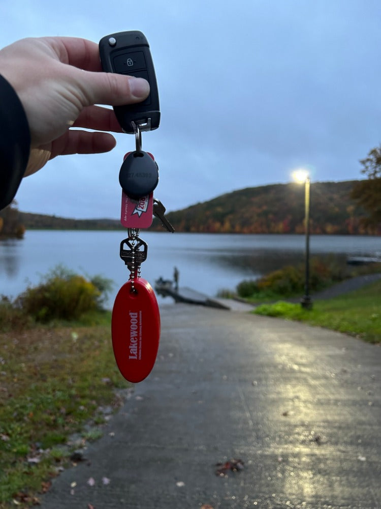 Floating Key Chain with the Lakewood Logo
