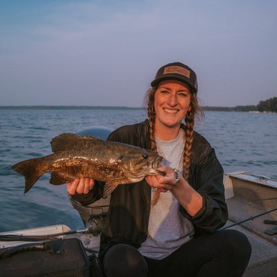Richardson 112 Snapback Hat with the Lakewood Logo on a Leather Patch