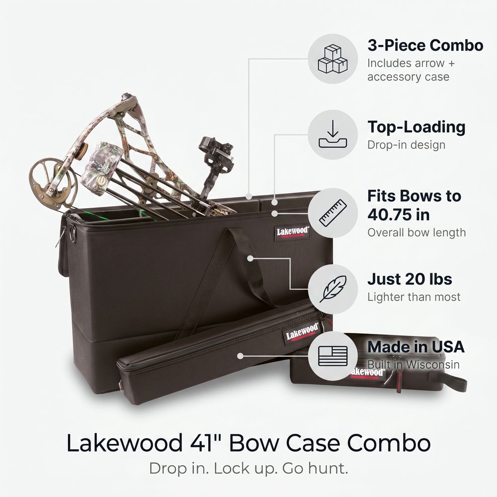 BARGAIN CAVE Single 41" Bow Case - in use on the water
