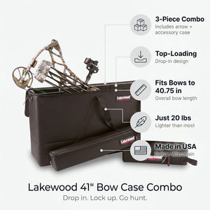 BARGAIN CAVE Single 41" Bow Case - in use on the water