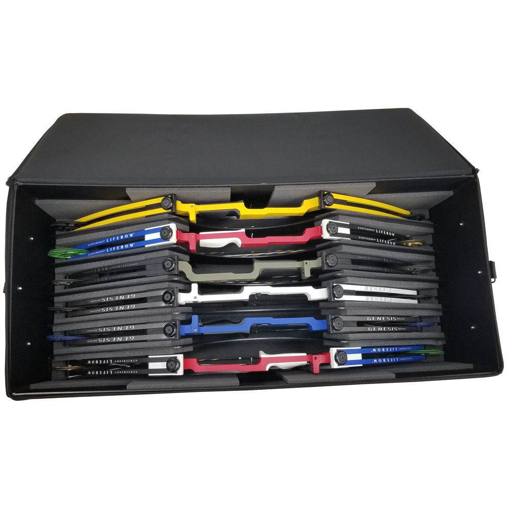 Centershot Genesis Bow Case - open interior view