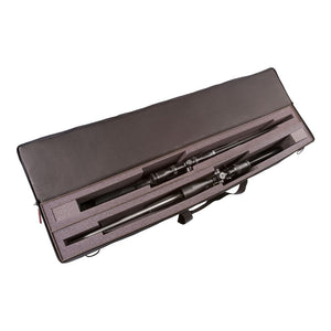 Deluxe Double Scoped Rifle or Shotgun Case - front view