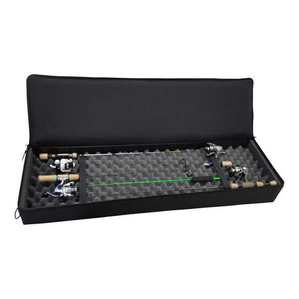 st croix ice fishing rod case Caddy - 3 Sizes Available! season protection.Case includes six Maxxon MAX Fly Reel Color:Tangerine ERC