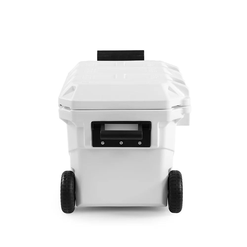 Lakewood 45 QT Hard Cooler WITH Wheels - in use on the water