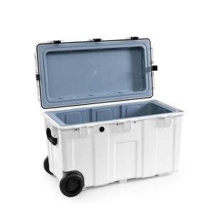 Lakewood 90 QT Hard Cooler WITH Wheels - front view