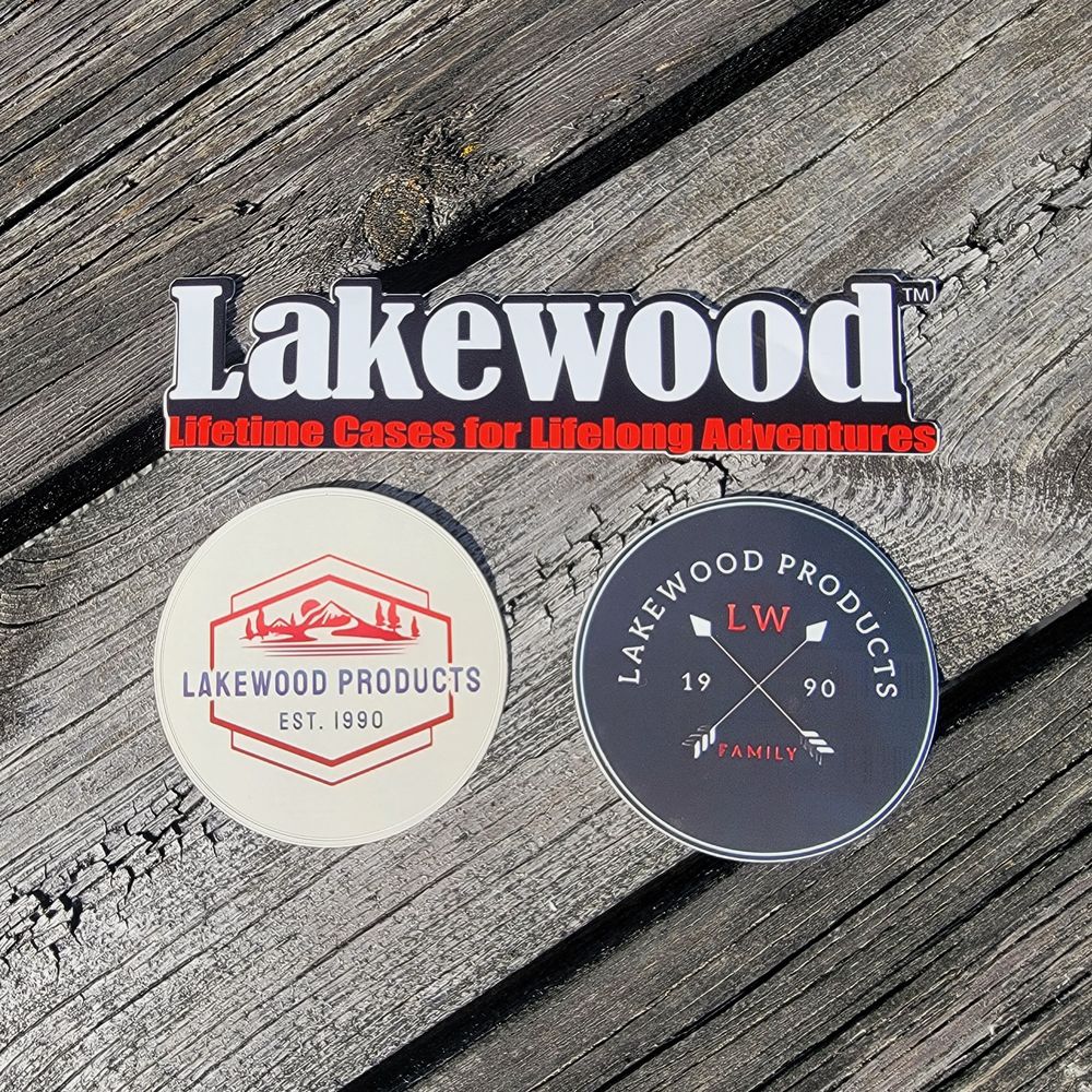 Lakewood Stickers - front view