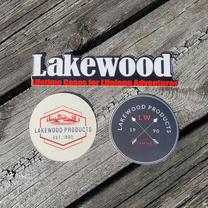 Lakewood Stickers - front view