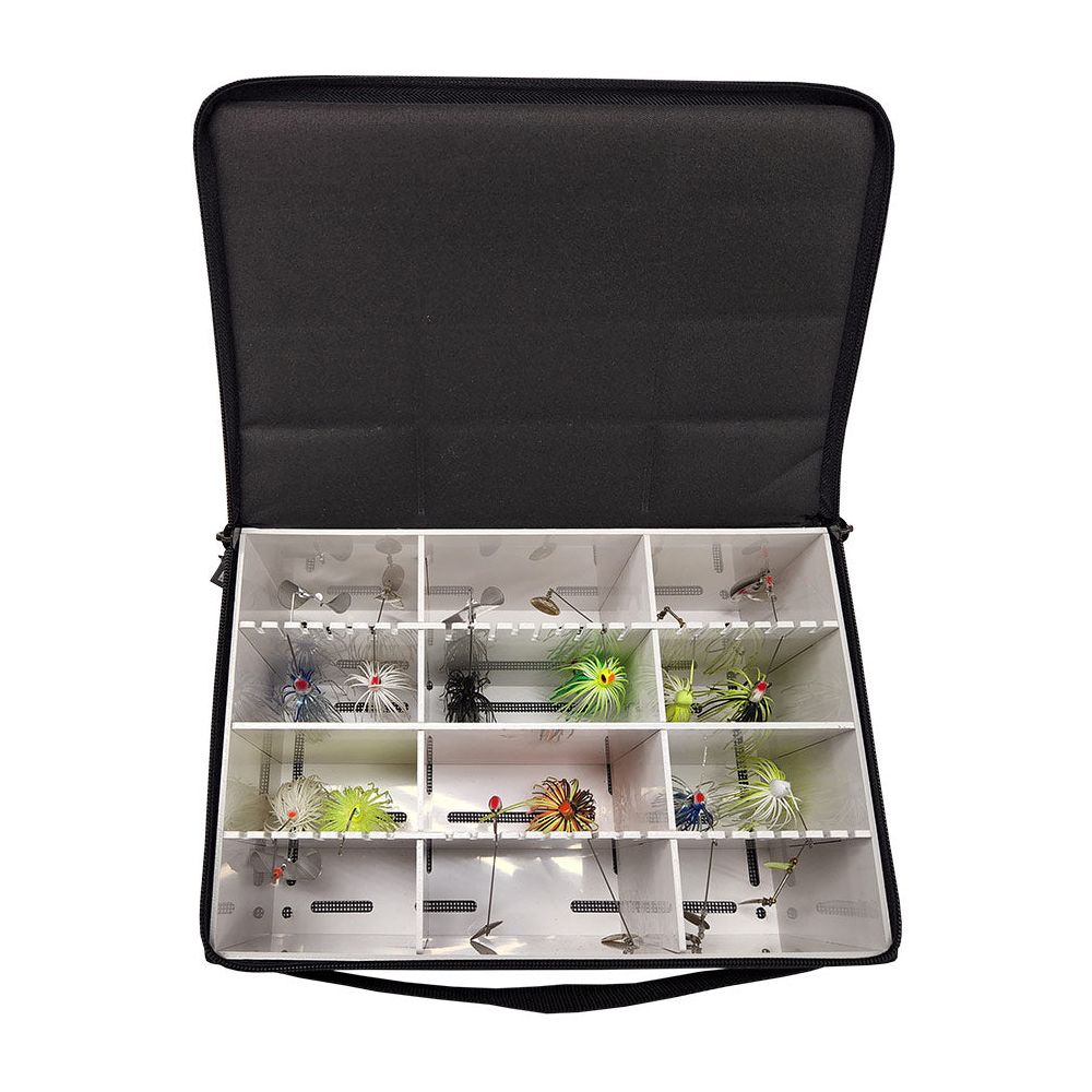 Spinnerbait Deposit Box - open interior view