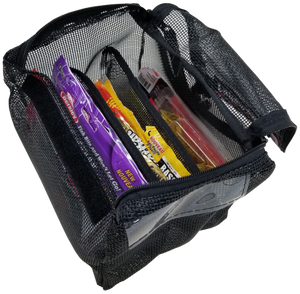 Billfold Mesh Zippered Bag Storage Solution for plastics
