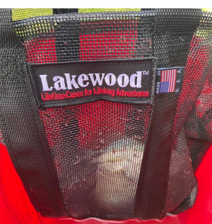 Lakewood Products Treasure Chest! Move those fish from the live well to your cooler with ease! Mesh allows air/water circulation. Made in the USA. Available in 2 different sizes to fit your needs: Small – Perfect for Crappie, Blue Gill, and smaller fish. Large – Perfect for Bass, Walleye, and larger sized fish.