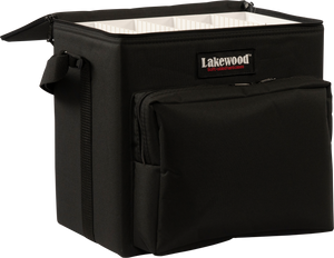 Lakewood Products Fishing Tackle Case For long arm spinner baits and bucktails up to 13”. Generous zippered side pockets. Made in the USA. Lifetime Warranty.