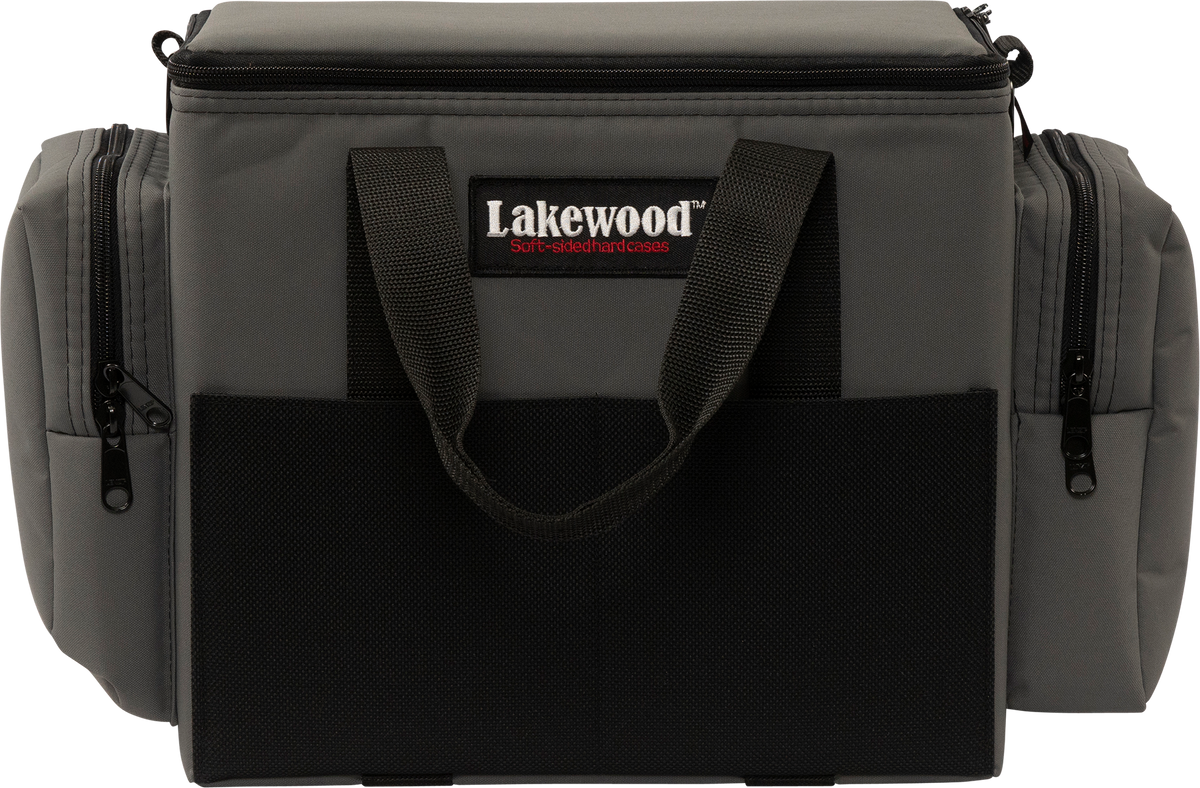 Lakewood Musky Junior Tackle Case for Musky/Pike and those larger baits. Also great for those larger swim baits! Floats when loaded! (when fully zipped) Made in the USA. Lifetime Warranty. Perfect fishing tackle storage solution!