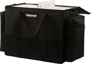 Lakewood Musky Medium Tackle Case for Musky/Pike and those larger baits. Also great for those larger swim baits! Floats when loaded! (when fully zipped) Made in the USA. Lifetime Warranty. Perfect fishing tackle storage solution!