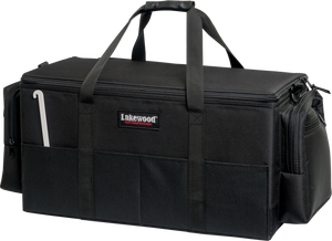 Tackle Case for Musky, Pike, Striper, large swimbaits, and any of those other larger lures and baits Hanging compartments keep lures tangle free. Bucktail rails. Floats when loaded! Made in the USA. Lifetime Warranty. 