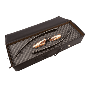 Lakewood Traditional Archery Take Down Recurve Bow Case. Protects your bow with 3” of convoluted foam on one side Velcro straps hold bow pieces in place. Flip side holds up to 24 arrows held securely in foam inserts Made in the USA Lifetime Warranty.