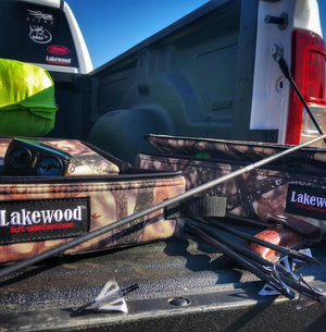 The Lakewood Products Arrow Case is designed to fit into arrow storage compartment of our bow cases or can be used individually to protect your arrows. Holds up to 18 arrows in internal foam compartments. Allows you to leave broadheads attached. Made in the USA. Lifetime Warranty.